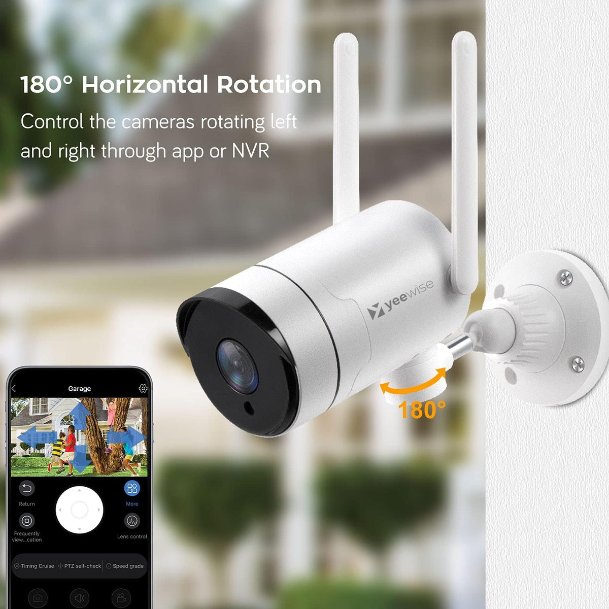 2K Wireless Security Camera System with 12 HD Monitor and 4pcs Cameras E472140