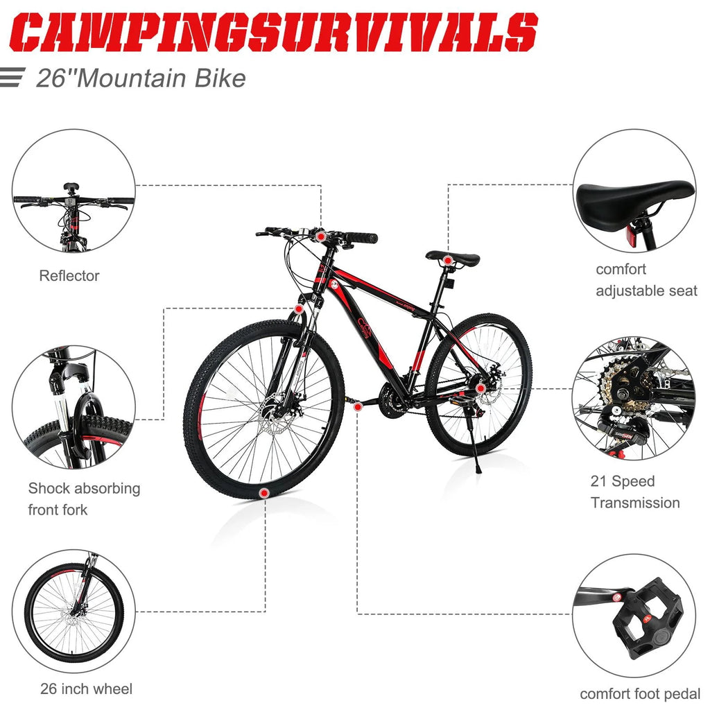 Lightweight 21-Speed Mountain Bike A4864