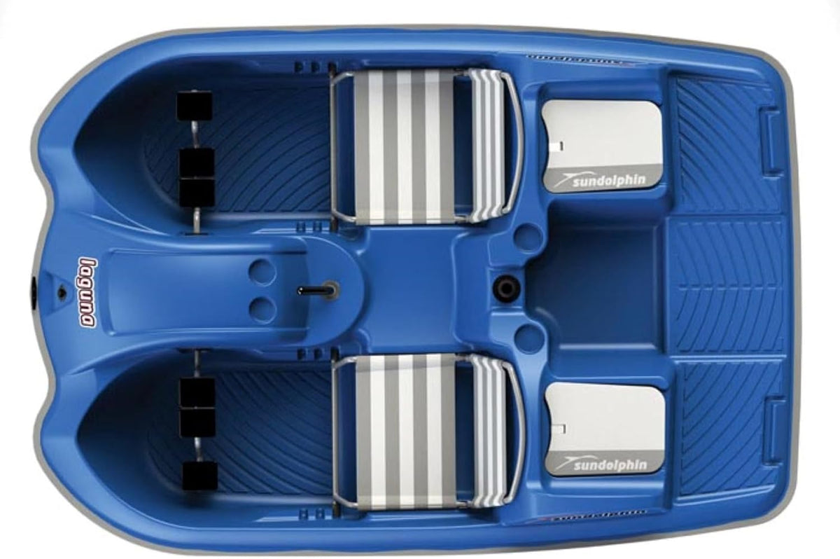 Blue 5 Seat Pedal Boat with Canopy O21916