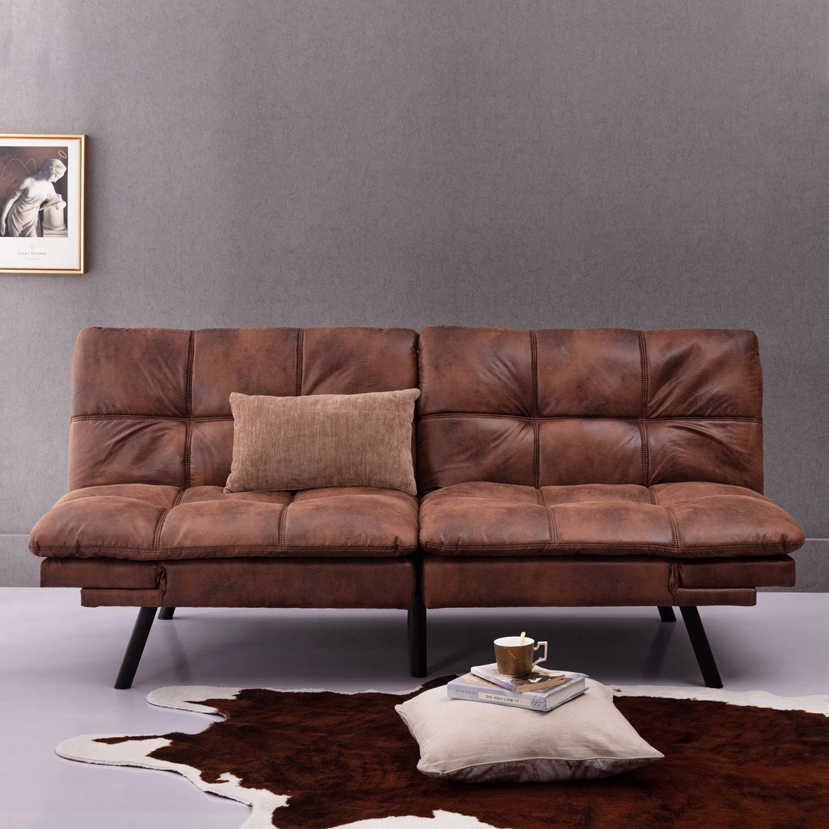 Armless Convertible Sofa Bed S59048