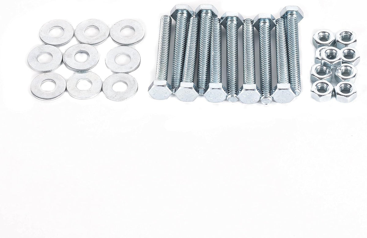 Galvanized Hex Head Bolts Nuts Washers 10 Pack W141
