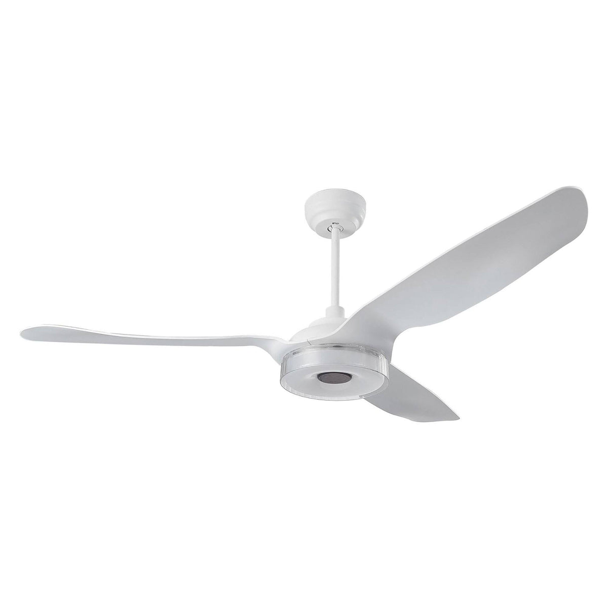 White Smart Ceiling Fan with Dimmable LED Light and Remote O7616