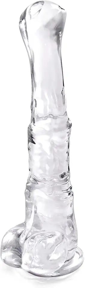 13.4 Inch Realistic Clear Dildo with Suction Cup N619178