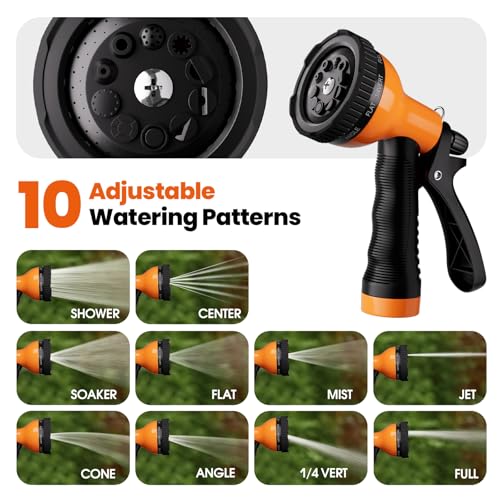 50ft Non-Expanding Garden Hose with 8-Layer Latex Core Z46772