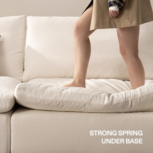Oversized Modular Sectional Sofa with Ottoman Y217