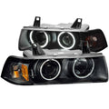 Projector Headlight Set with Halo B168