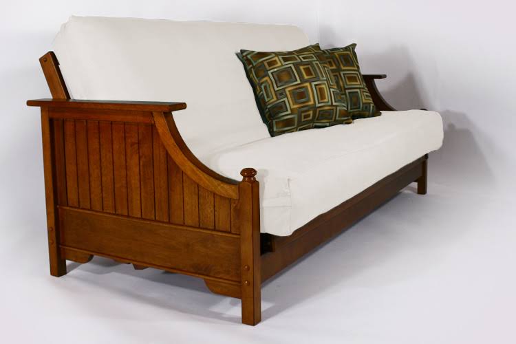 Natural Solid Organic Cotton Twill Futon Cover P1283