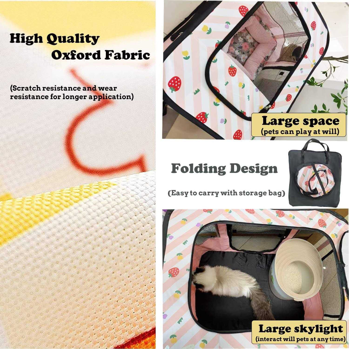 Portable Foldable Pet Playpen M463175