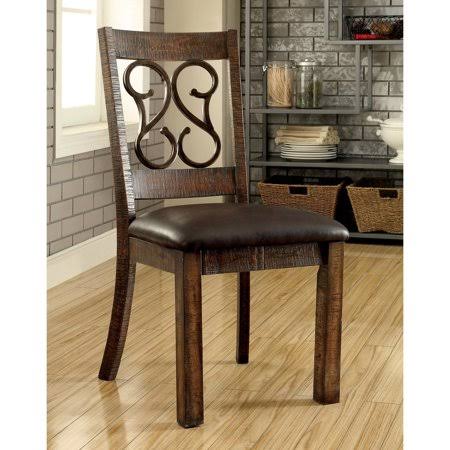 Walnut Side Chairs (Set of 2) A5440