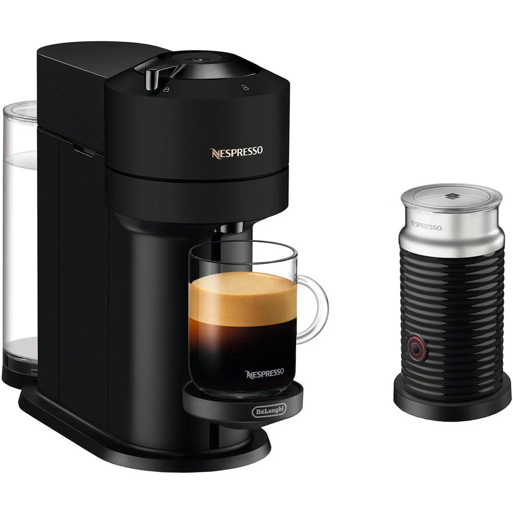 Black Coffee and Espresso Maker with Milk Frother T84712
