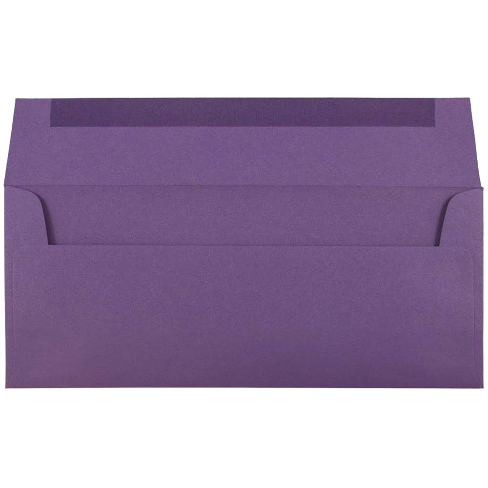 #10 Business Envelopes 4 1/8 x 9 1/2 Dark Purple 1000/Carton B72078