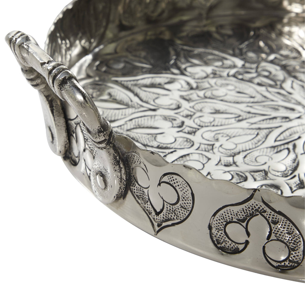 Silver Aluminum Tray (Set of 3) L6204