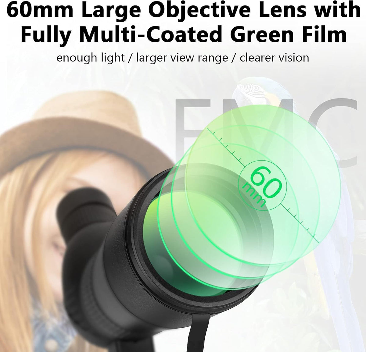 20-60x60mm Zoom Spotting Scope with Tripod N820632