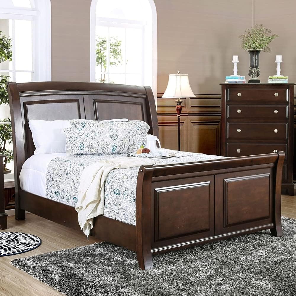 California King Sleigh Bed T751