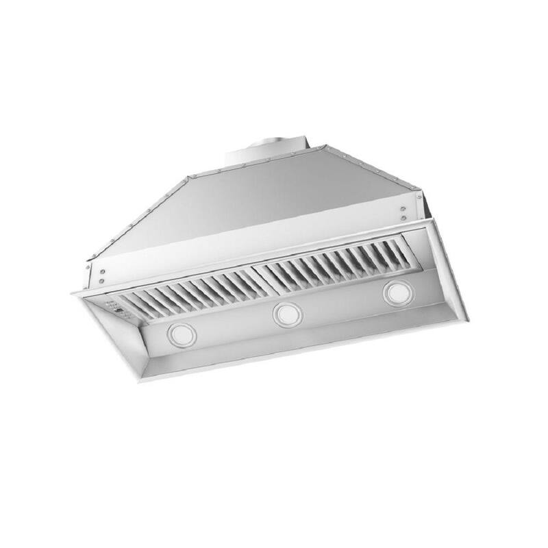 40 in. 700 CFM Stainless Steel Range Hood Insert D92882
