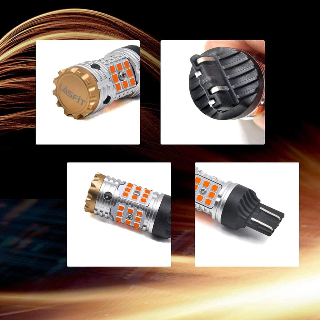 7443 Amber LED Bulb Turn Signal Light 2pcs T88270
