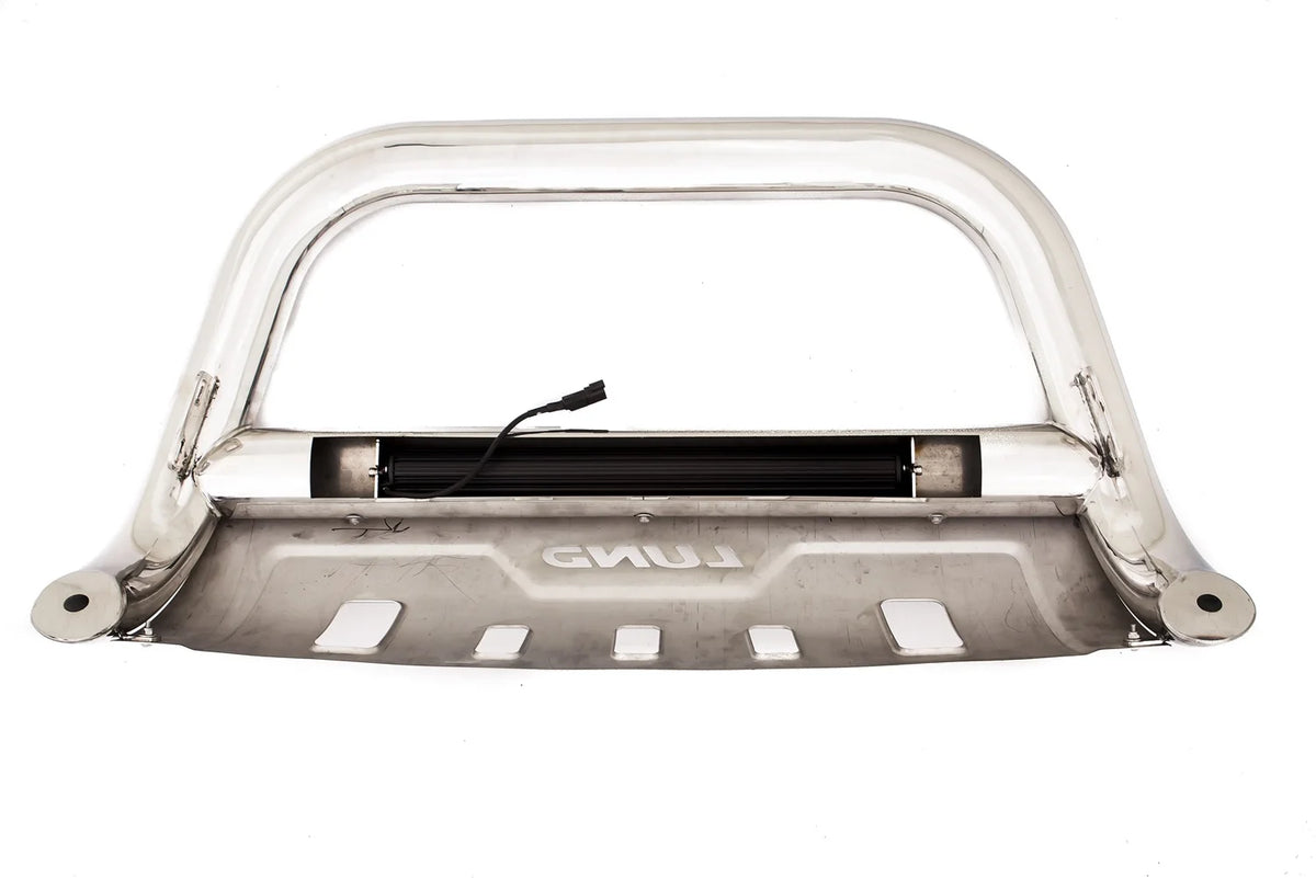 Stainless Bull Bar With Light And Wiring E656