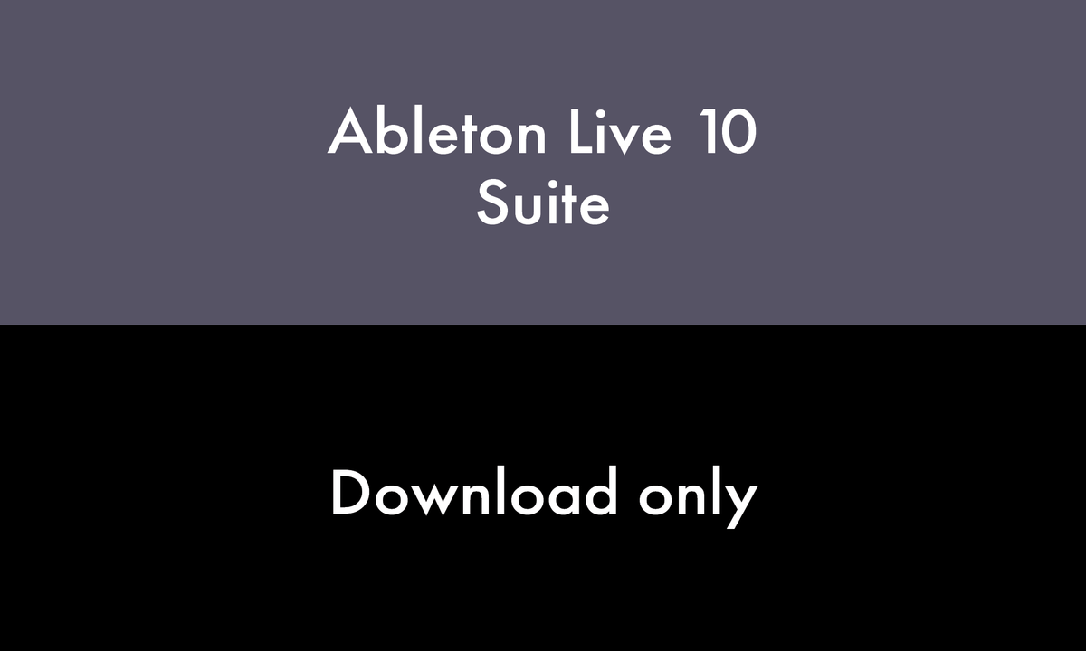 Ableton Live Suite 10 Upgrade from Live Lite T47213