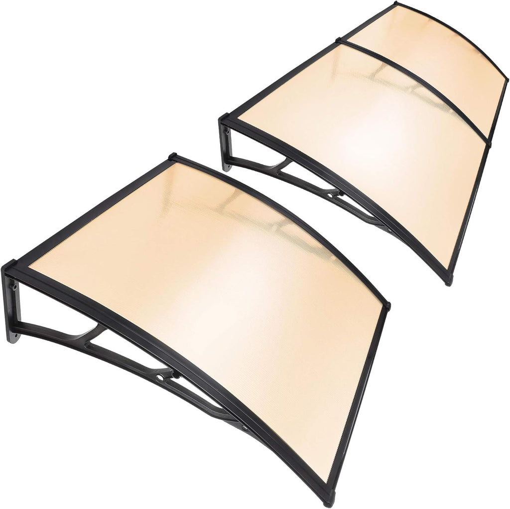 80x40 Door Window Outdoor Awning Polycarbonate Sheets Cover T59464