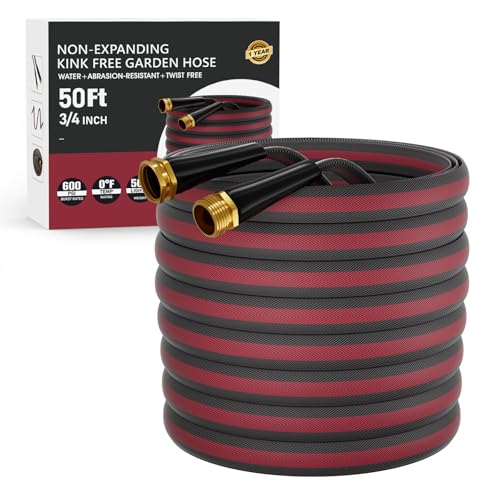 50ft Non-Expanding Garden Hose with 8-Layer Latex Core Z46772
