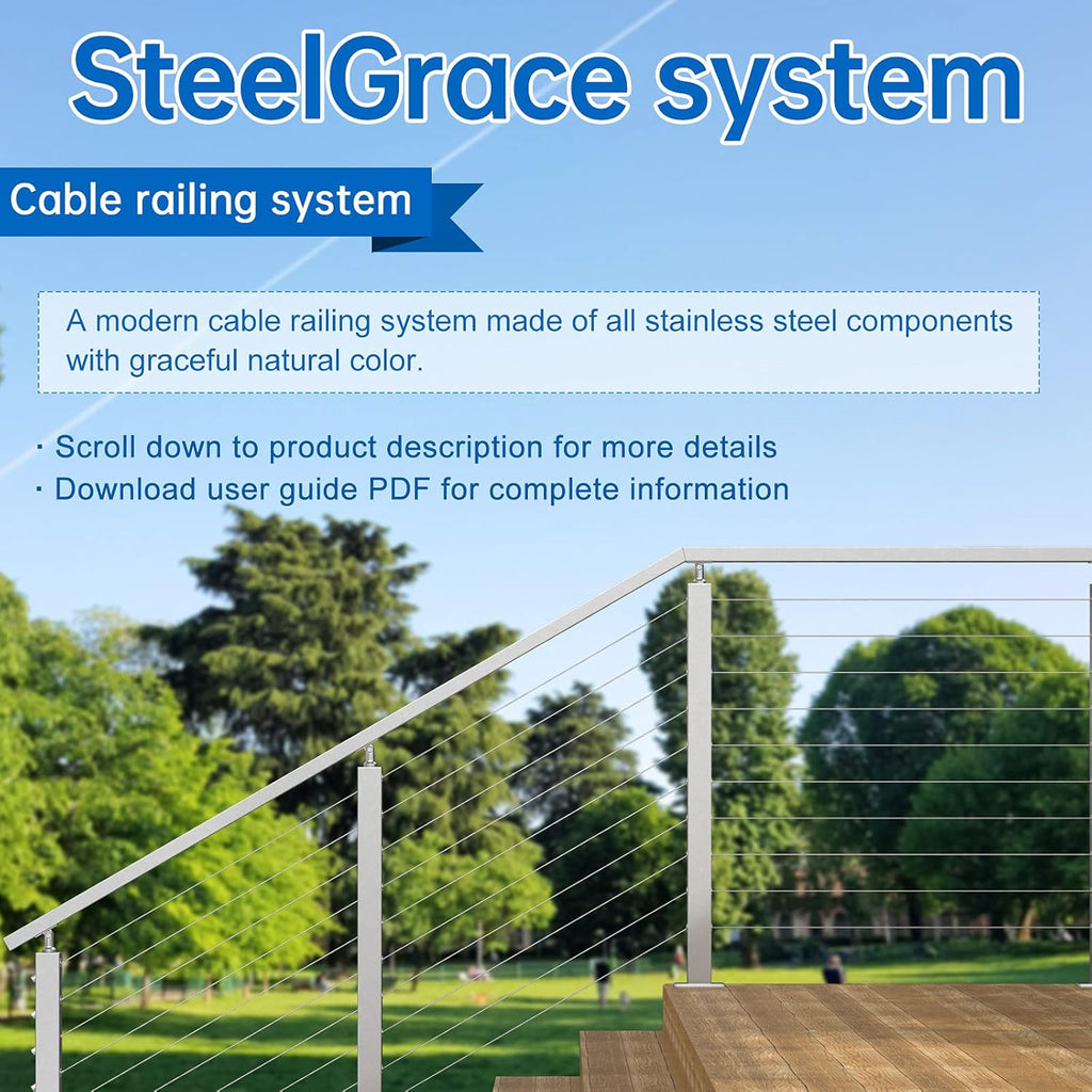 Adjustable Handrail Brackets for Stair Railing System H92744