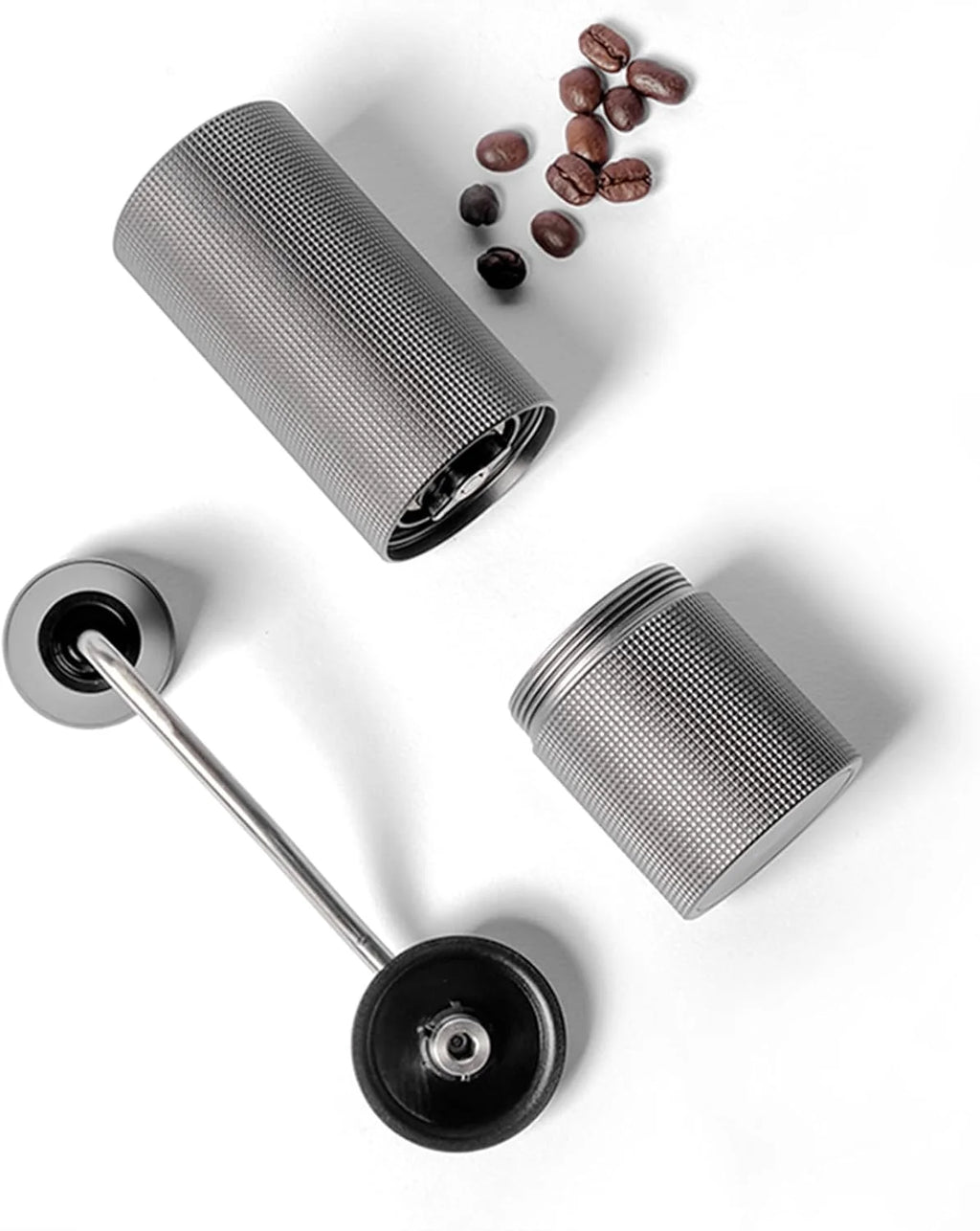 Manual Coffee Grinder with Adjustable Coarseness, 30g Stainless Steel Conical Burr J87584