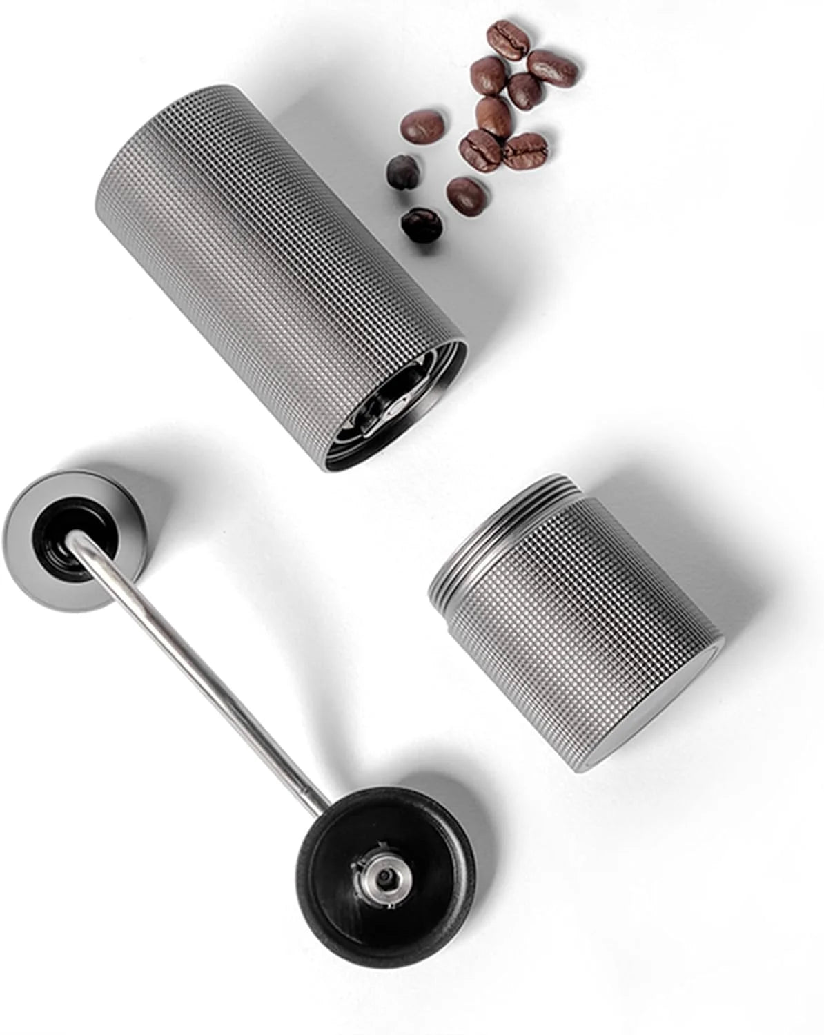 Manual Coffee Grinder with Adjustable Coarseness, 30g Stainless Steel Conical Burr J87584