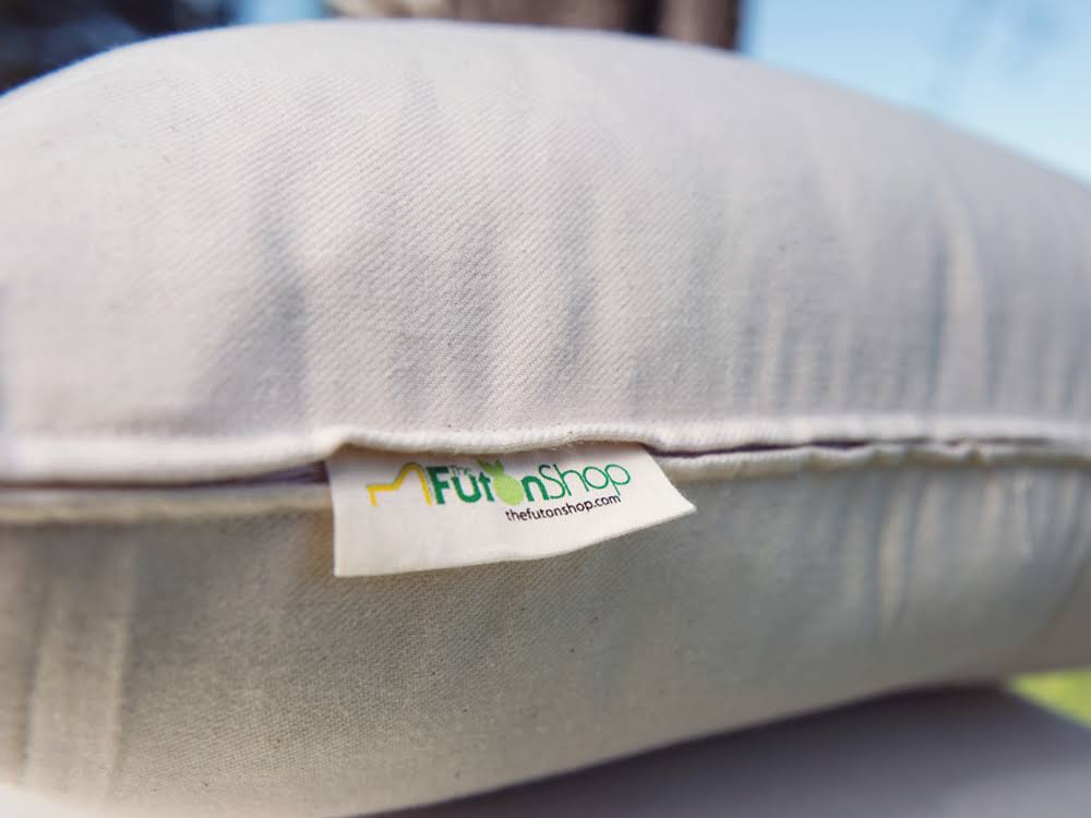 Natural Solid Organic Cotton Twill Futon Cover P1283