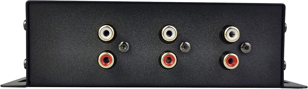 2/3-Way 6-Channel Electronic Crossover with 5-Volt RCA Outputs and Subwoofer Equalizer F597137