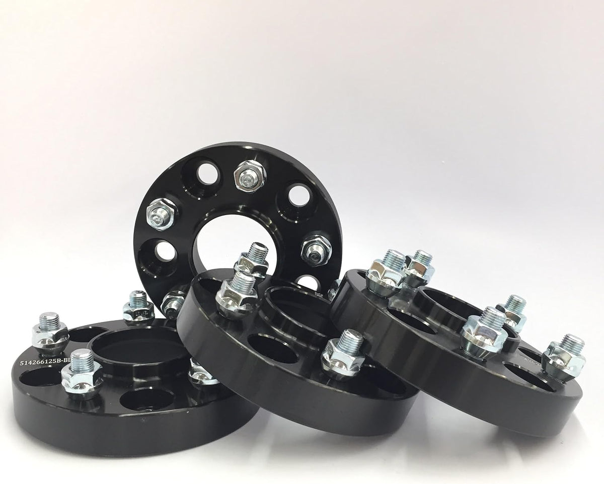 4 Pieces 20mm Hub Centric Black Wheel Adapters Bolt Pattern 5x114.3 CB 64.1mm Pack of 2 T730038