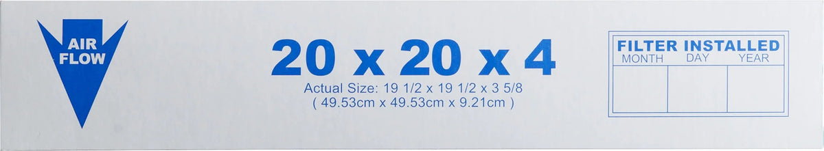 20x20x4 Pleated Air Filters MERV 13 Carbon 1 Pack T932353
