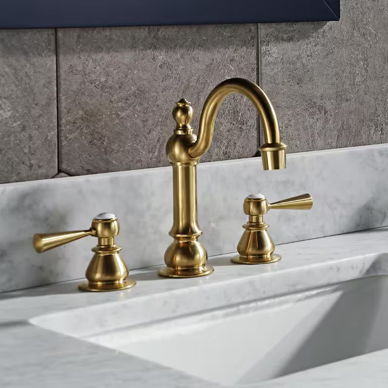 Adjustable Widespread 2-Handle High Arc Lavatory Faucet L720350