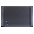 Black Leather Desk Pad K5989