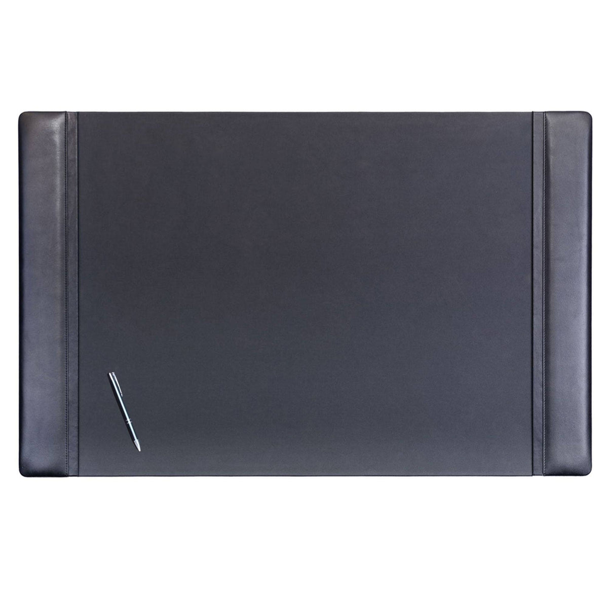 Black Leather Desk Pad K5989