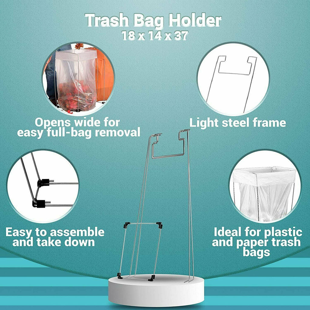 Steel Trash Bag Holder 55 Gallon Q170