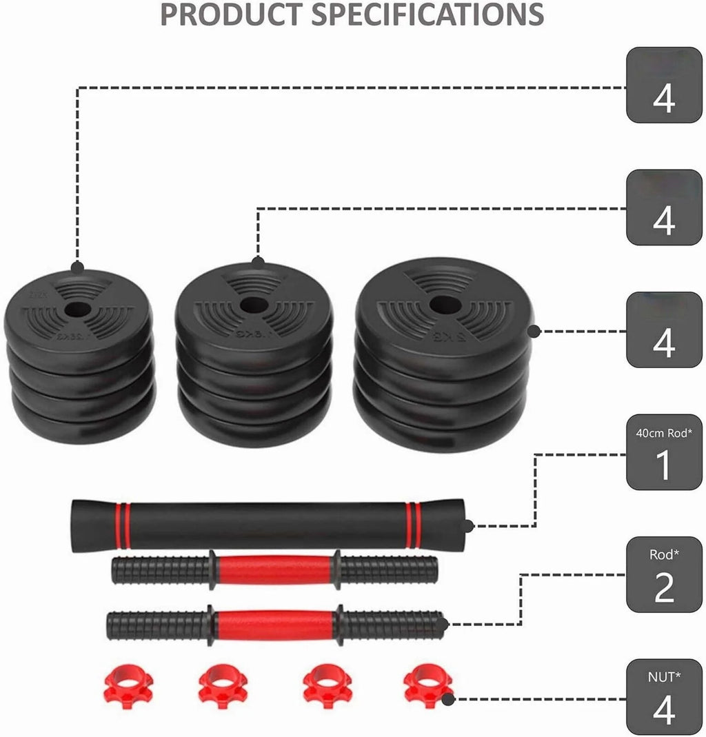 Adjustable Dumbbells Free Weight Sets I8133