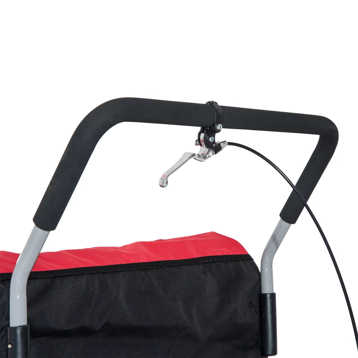 Blue 2-In-1 Double Child Bicycle Cargo Trailer And Jogger H6589