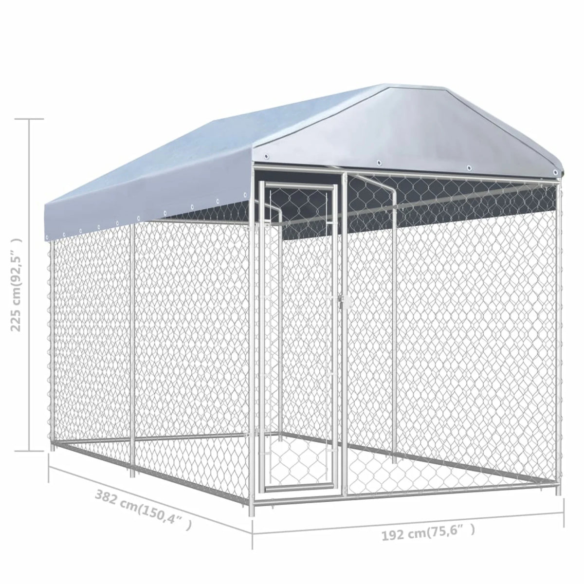 Outdoor Canopy 150.4"x75.6"x88.6" C658
