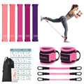 Resistance Bands Set with Cuffs, Set of 8 X96070