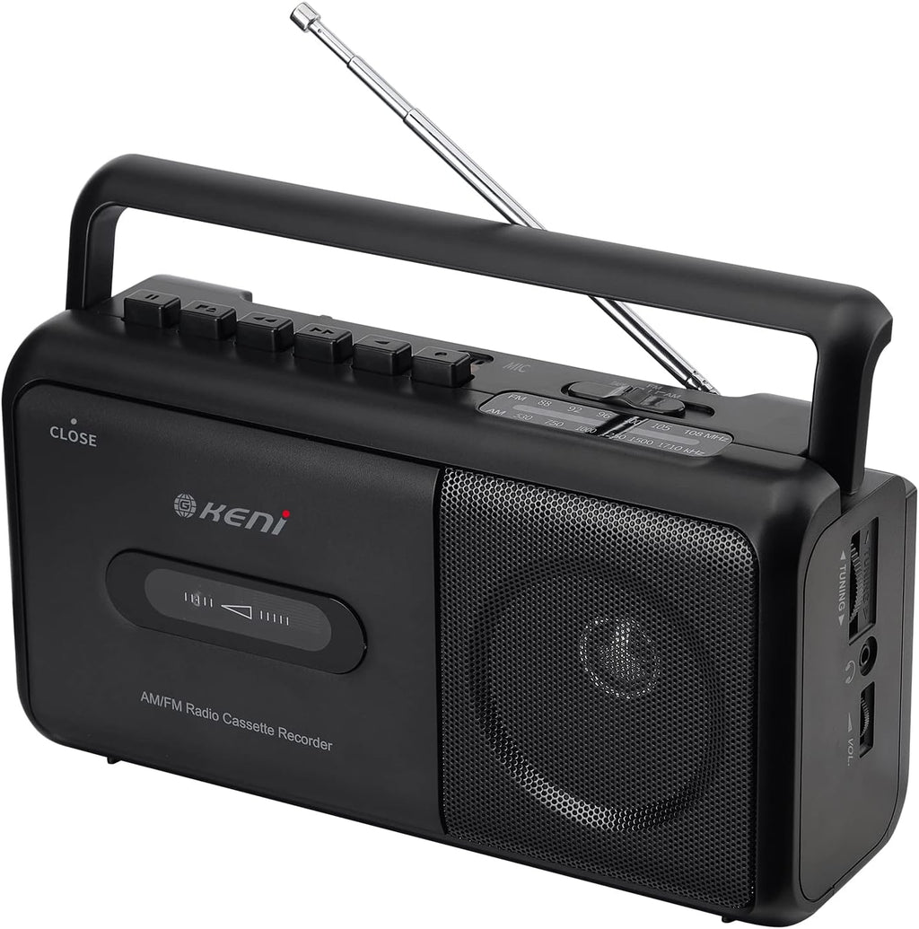 Portable Cassette Player Boombox AM/FM Radio Stereo Tape Recorder M15191