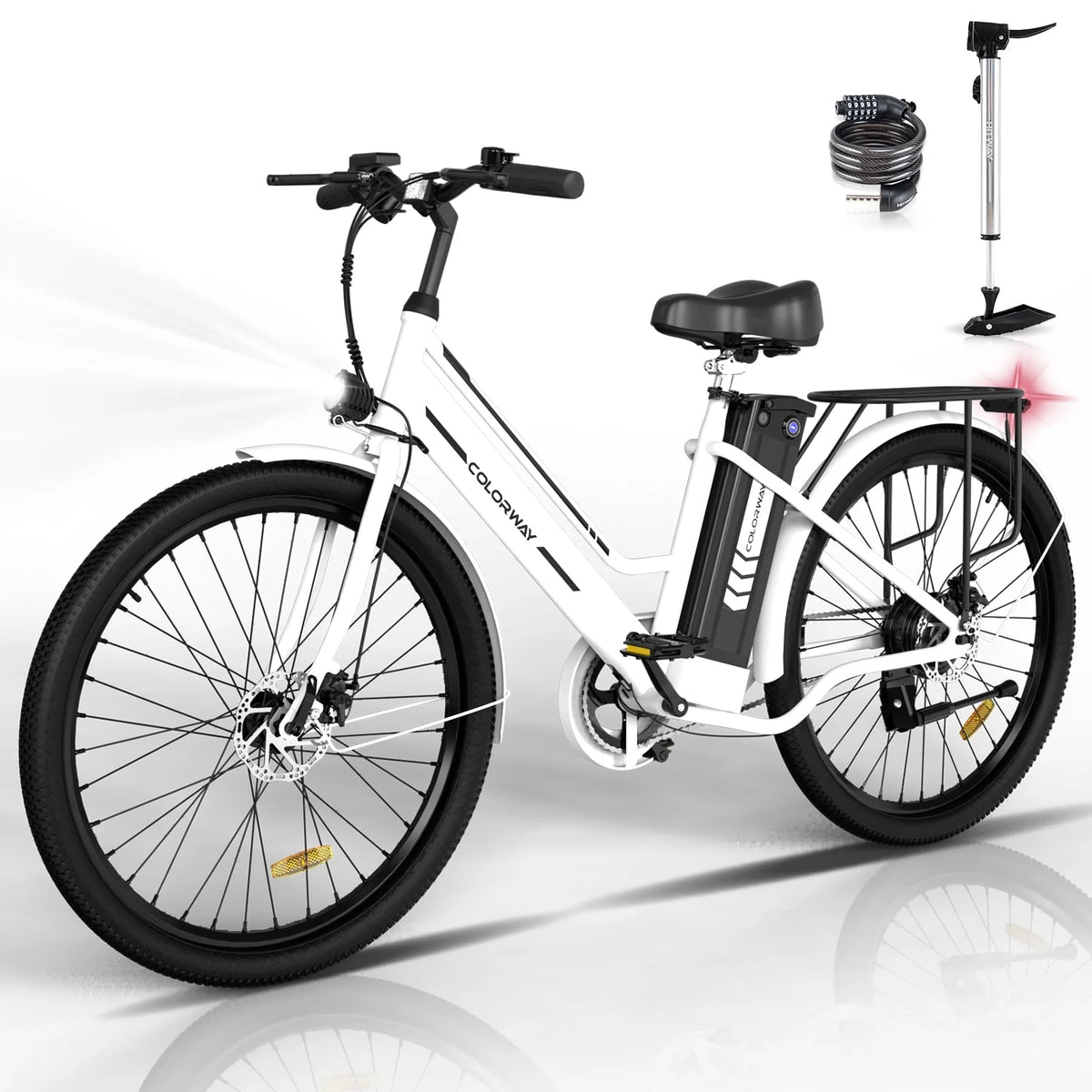 Electric Bike 500W Motor 36V 12AH Removable Battery R232