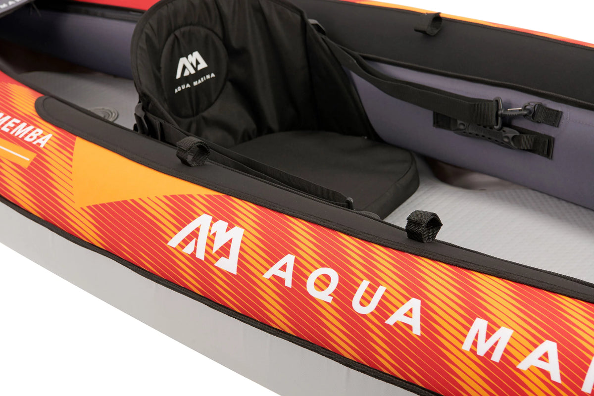 Inflatable Touring Kayak with Carry Bag, Paddle, Fin, Pump E55155