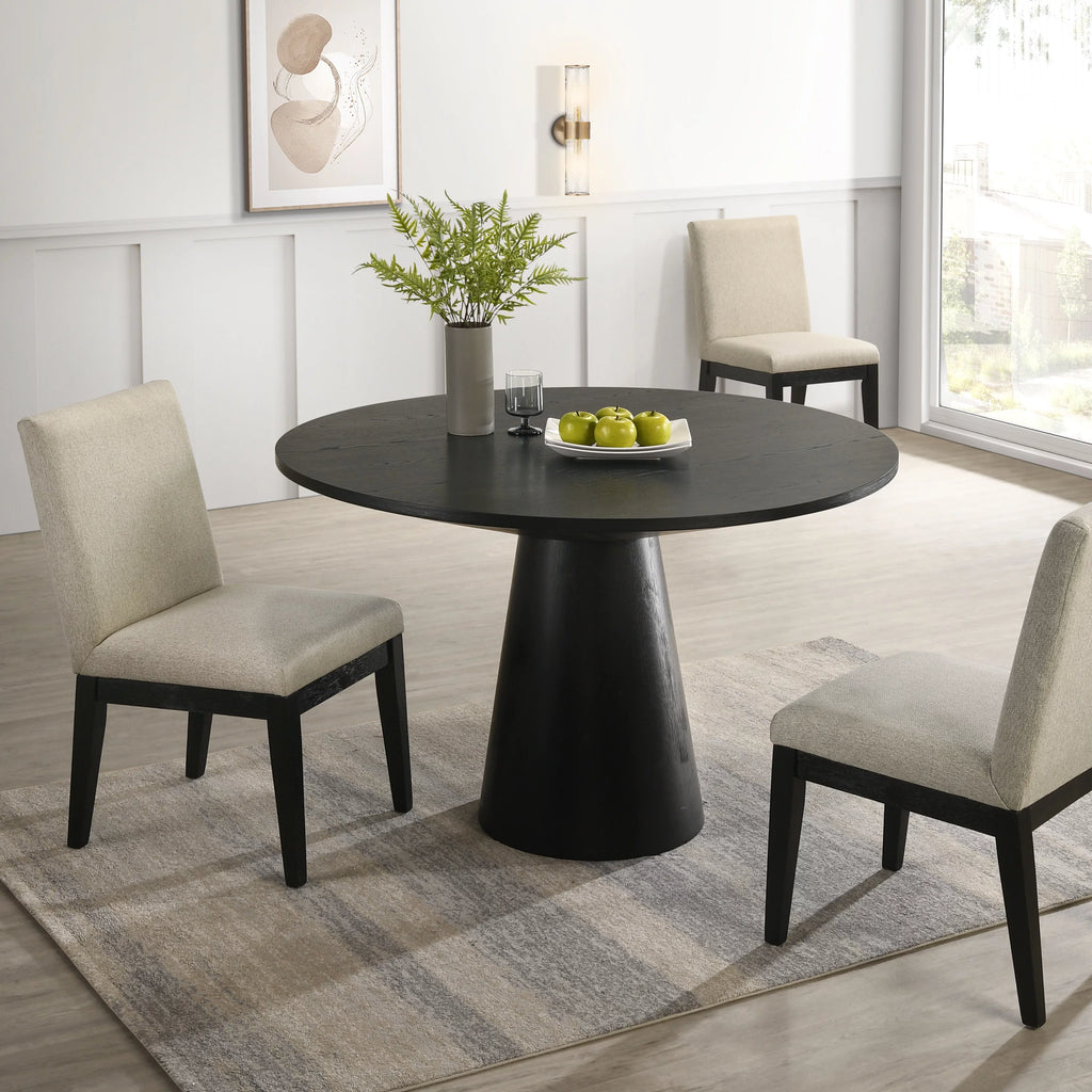 Contemporary Pedestal Dining Table I98134