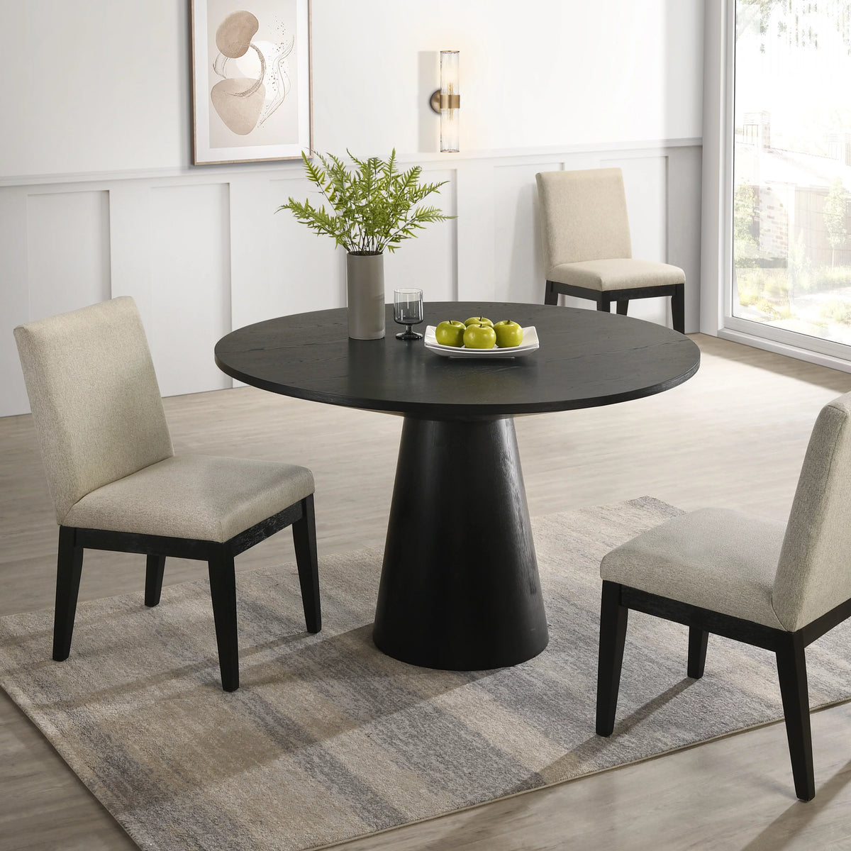 Contemporary Pedestal Dining Table I98134