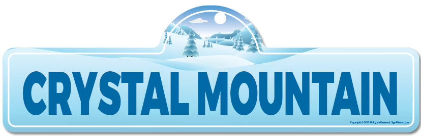 Street Sign Ski Décor T711960