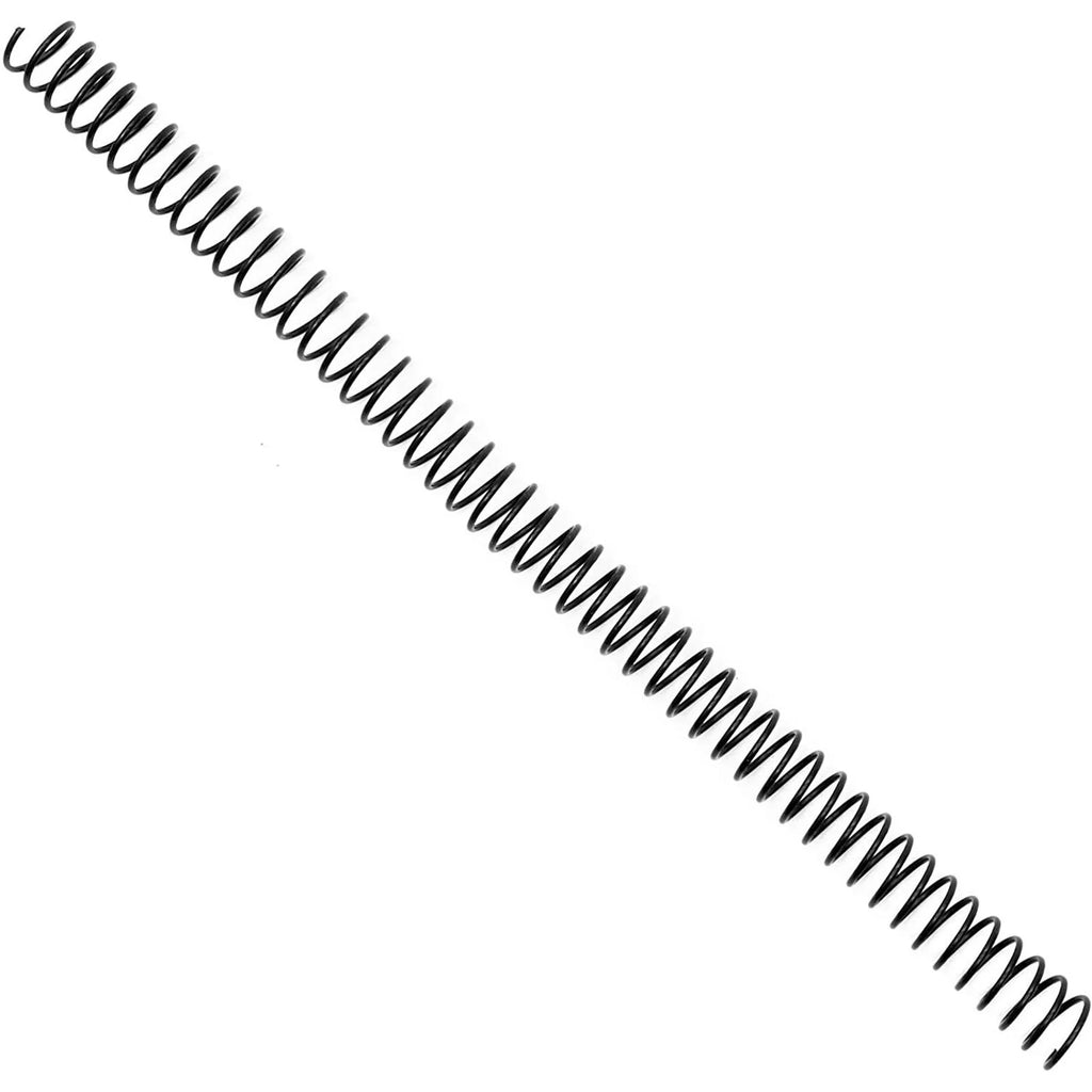 Black Spiral Binding Coils, Plastic Spines for 110 Sheets (12 in, 14mm, 4:1 Pitch, 100 Pack) E41401