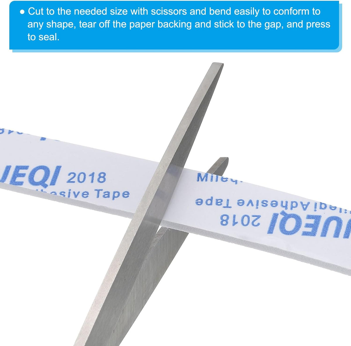 5m/16.4ft White Sealing Foam Tape, 15mm Wide 3mm Thick Single Sided Weather Stripping P8263