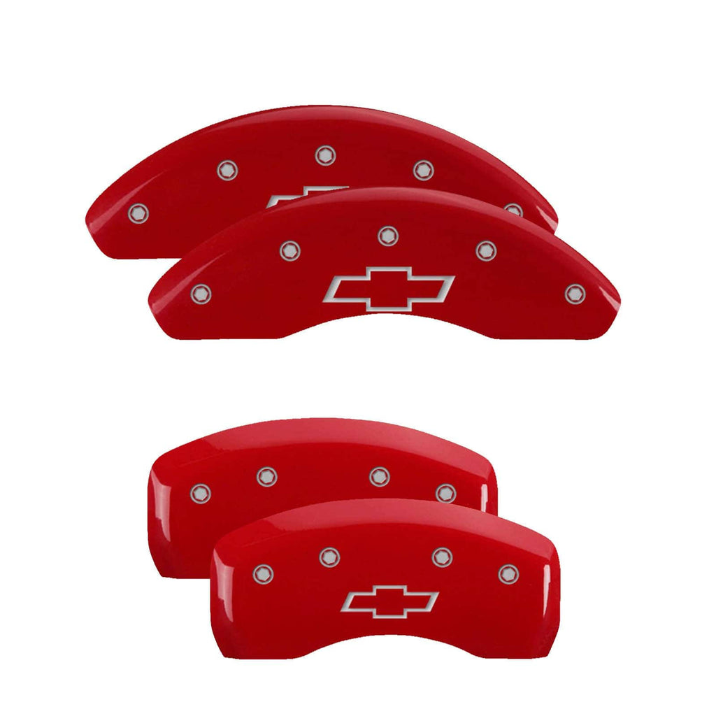 Red Front & Rear Brake Caliper Covers Set C180530