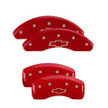 Red Front & Rear Brake Caliper Covers Set C180530