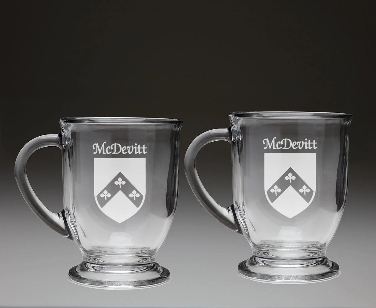 Glass Coffee Mugs Set of 2 N435527